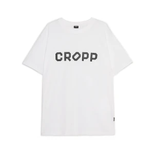Cropp - Biała koszulka z napisem Cropp - biały