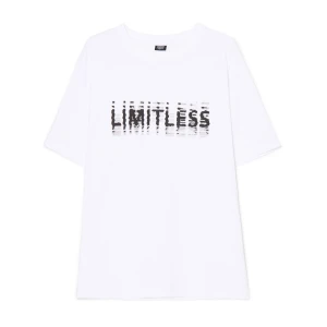 Zdjęcie produktu Cropp - Biała koszulka z napisem limitless - biały