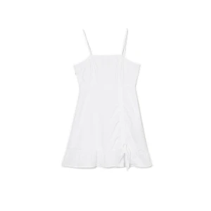 Cropp - Biała sukienka mini z bawełny - biały