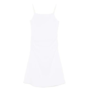 Cropp - Biała sukienka mini z marszczeniami - biały