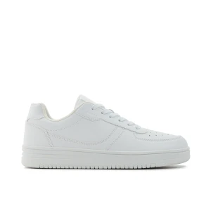 Cropp - Białe gładkie sneakersy - biały