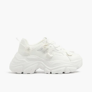 Cropp - Białe sneakersy chunky - biały
