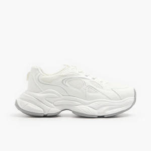 Cropp - Białe sneakersy chunky - biały