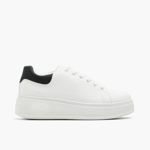 Cropp - Białe sneakersy na platformie - biały