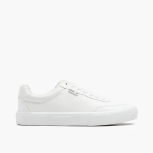 Cropp - Białe sneakersy z ozdobną teksturą - biały