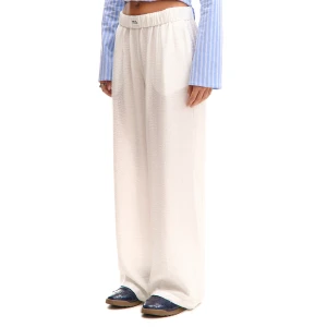 Cropp - Białe spodnie straight z wiskozą - biały