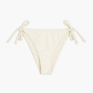 Cropp - Biały dół od bikini z wiązaniem - biały