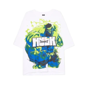 Cropp - Biały T-shirt Marvel Rivals Hulk - biały
