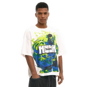 Cropp - Biały T-shirt Marvel Rivals Hulk - biały