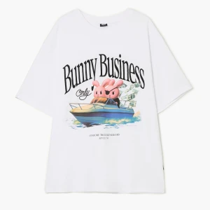 Zdjęcie produktu Cropp - Biały T-shirt z motywem królików - biały
