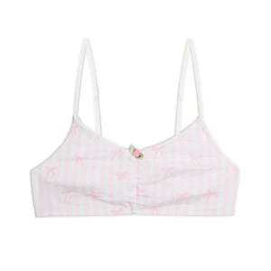 Cropp - Biustonosz z naszywką róży - różowy