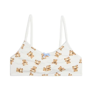 Cropp - Biustonosz z pluszowymi misiami i kokardą - kremowy