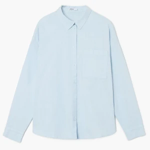 Cropp - Błękitna koszula oversize - błękitny
