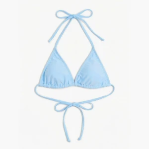 Cropp - Błękitny wiązany stanik od bikini - niebieski