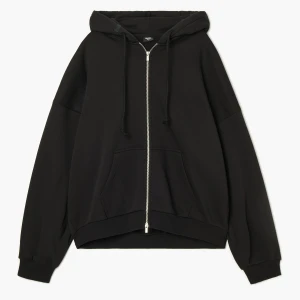 Cropp - Bluza boxy z kapturem - czarny