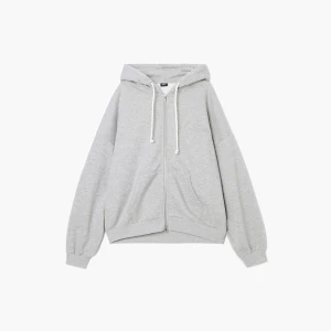 Cropp - Bluza boxy z kapturem - jasny szary