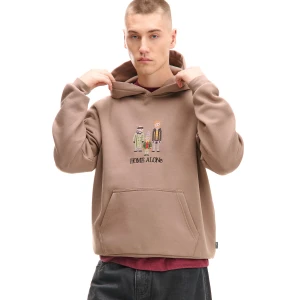 Cropp - Bluza hoodie Kevin sam w domu - beżowy