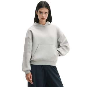 Cropp - Bluza hoodie z cyrkowym motywem - jasny szary