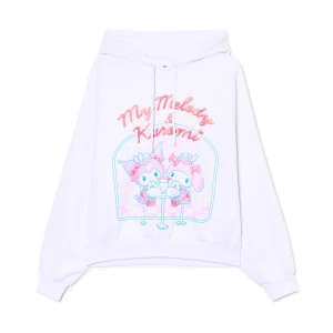 Cropp - Bluza hoodie z My Melody i Kuromi - biały
