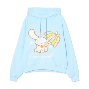 Zdjęcie produktu Cropp - Bluza hoodie z nadrukiem Cinnamoroll - błękitny