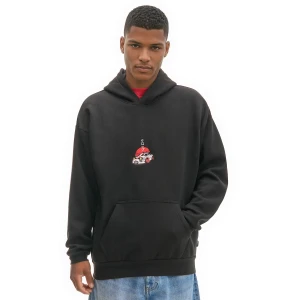 Cropp - Bluza hoodie z naszywką samochodu - czarny