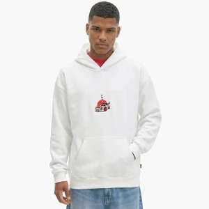 Cropp - Bluza hoodie z naszywką samochodu - kremowy