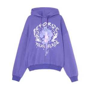 Zdjęcie produktu Cropp - Bluza hoodie z Riven z League of Legends - niebieski