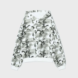 Cropp - Bluza moro z kapturem - wielobarwny
