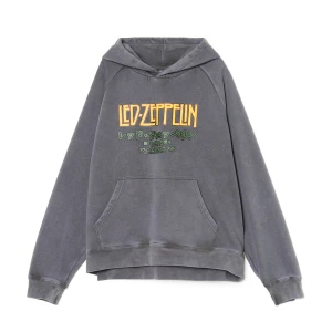 Cropp - Bluza z efektem sprania Led Zeppelin - szary