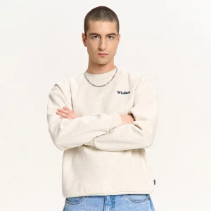 Cropp - Bluza z filozoficznym motywem - kremowy