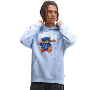 Cropp - Bluza z motywem pluszowego misia - błękitny