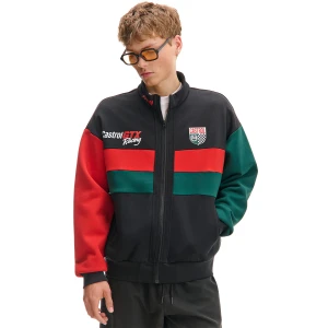 Cropp - Bluza z nadrukami i naszywkami Castrol - czarny