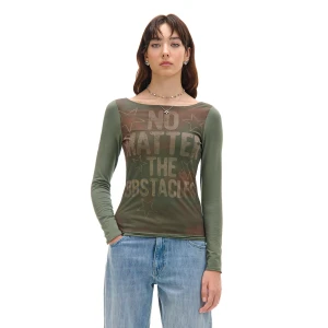 Cropp - Bluzka w stylu western - wielobarwny