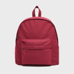 Cropp - Bordowy minimalistyczny plecak - kasztanowy