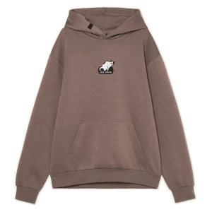 Cropp - Brązowa bluza z haftem kota - brązowy