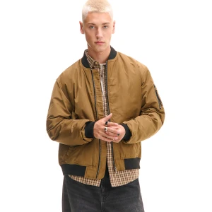 Cropp - Brązowa kurtka bomberka - brązowy