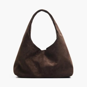 Cropp - Brązowa torebka hobo - brązowy