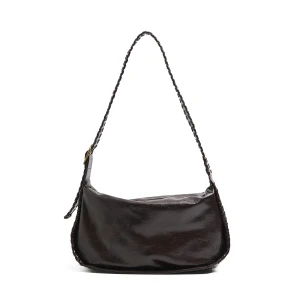 Cropp - Brązowa torebka z dekoracyjnymi brzegami - brązowy