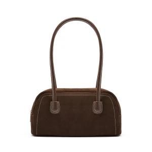 Cropp - Brązowa torebka z długimi uchwytami - brązowy