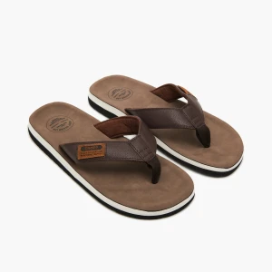 Cropp - Brązowe klapki japonki - brązowy