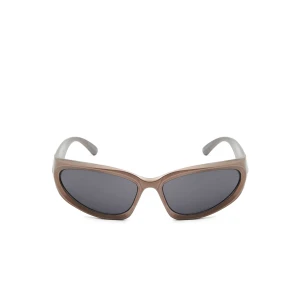 Cropp - Brązowe okulary przeciwsłoneczne - brązowy