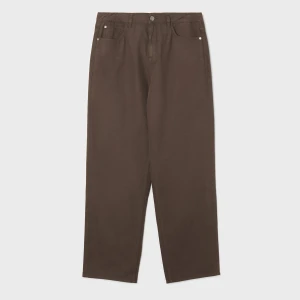 Cropp - Brązowe spodnie baggy - brązowy