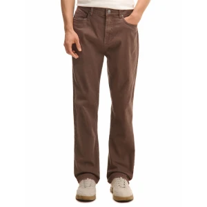 Cropp - Brązowe spodnie regular fit - brązowy