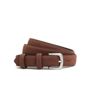 Cropp - Brązowy pasek z imitacji skóry - brązowy