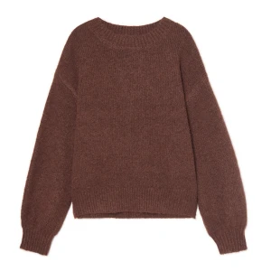 Cropp - Brązowy sweter basic - brązowy