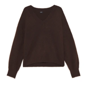 Cropp - Brązowy sweter regular - brązowy