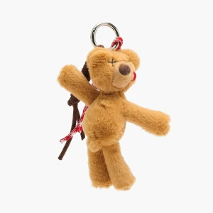 Cropp - Brelok miś z zawieszkami - kremowy