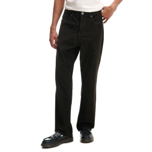 Cropp - Ciemnobrązowe spodnie sztruksowe - brązowy