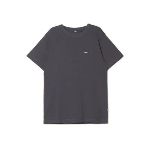 Cropp - Ciemnoszary t-shirt z aplikacją Cropp - szary