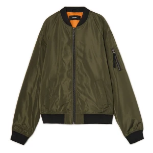 Cropp - Ciemnozielona kurtka bomberka - zielony